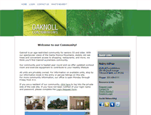 Tablet Screenshot of oaknollcondos.com